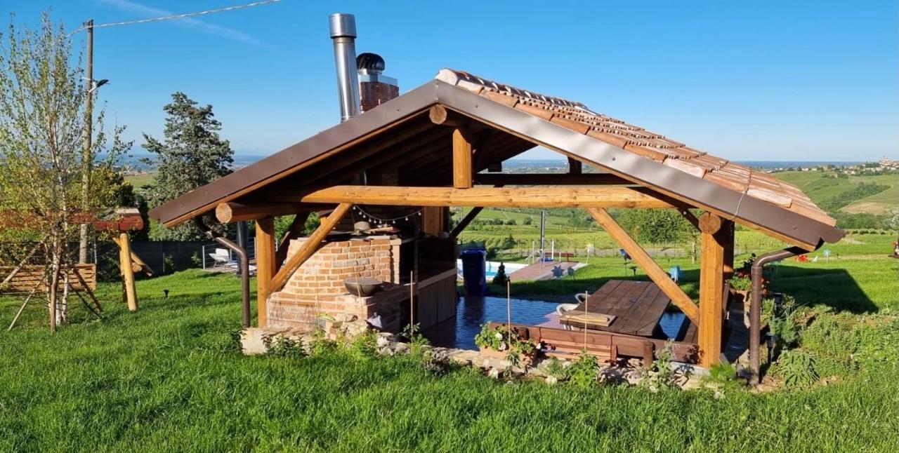 Casa Vacanza Con Piscina,Area Giochi Bambini. Santa Maria della Versa Eksteriør bilde